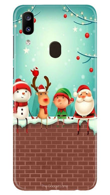 Santa Claus Mobile Back Case for Samsung Galaxy A20 (Design - 334)