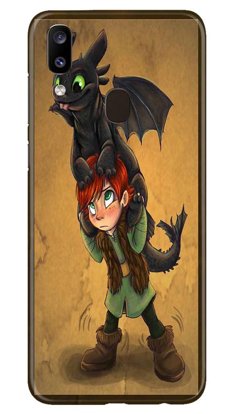 Dragon Mobile Back Case for Samsung Galaxy A20 (Design - 336)