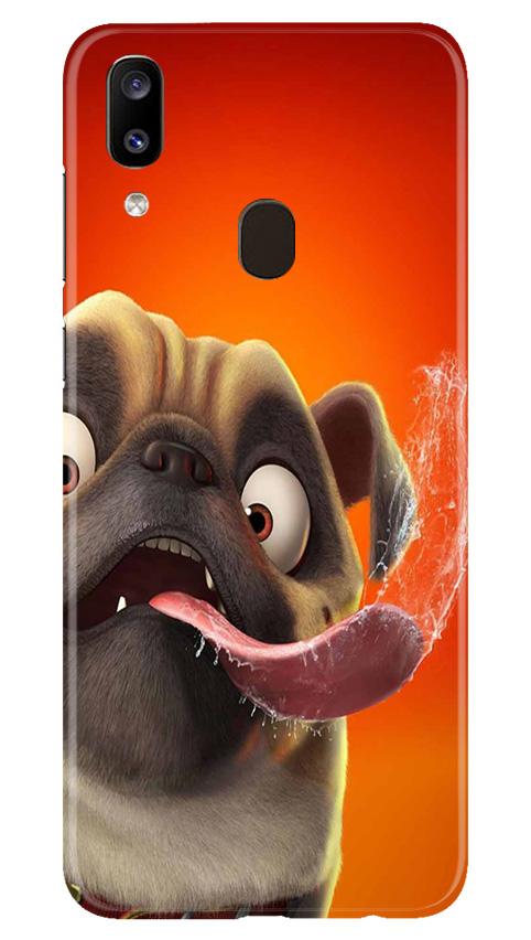 Dog Mobile Back Case for Samsung Galaxy A20 (Design - 343)