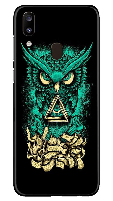 Owl Mobile Back Case for Samsung Galaxy A20 (Design - 358)