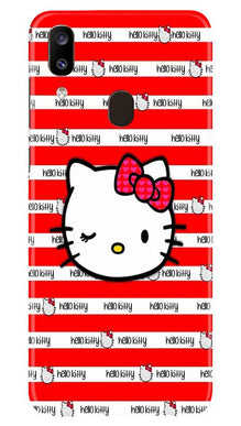 Hello Kitty Mobile Back Case for Samsung Galaxy A20 (Design - 364)