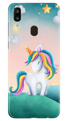 Unicorn Mobile Back Case for Samsung Galaxy A20 (Design - 366)