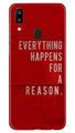 Everything Happens Reason Mobile Back Case for Samsung Galaxy A20 (Design - 378)
