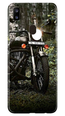 Royal Enfield Mobile Back Case for Samsung Galaxy A20 (Design - 384)