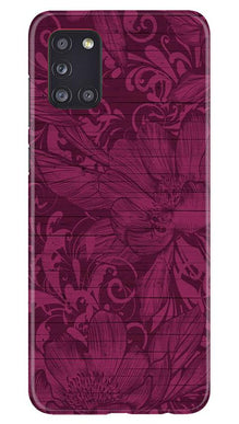 Purple Backround Mobile Back Case for Samsung Galaxy A31 (Design - 22)
