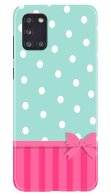 Gift Wrap Mobile Back Case for Samsung Galaxy A31 (Design - 30)