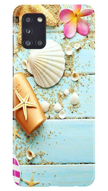 Sea Shells Mobile Back Case for Samsung Galaxy A31 (Design - 63)
