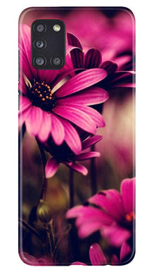 Purple Daisy Mobile Back Case for Samsung Galaxy A31 (Design - 65)