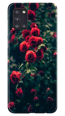 Red Rose Mobile Back Case for Samsung Galaxy A31 (Design - 66)
