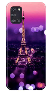 Eiffel Tower Mobile Back Case for Samsung Galaxy A31 (Design - 86)