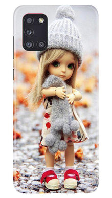 Cute Doll Mobile Back Case for Samsung Galaxy A31 (Design - 93)