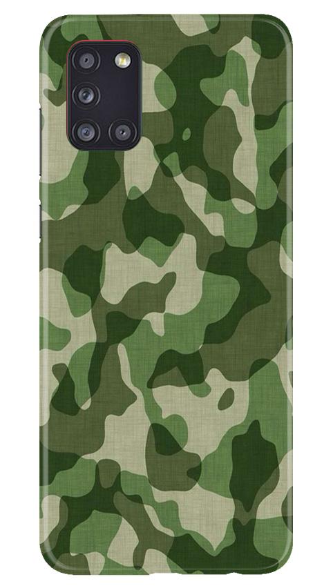 Army Camouflage Case for Samsung Galaxy A31(Design - 106)