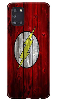 Flash Superhero Mobile Back Case for Samsung Galaxy A31  (Design - 116)