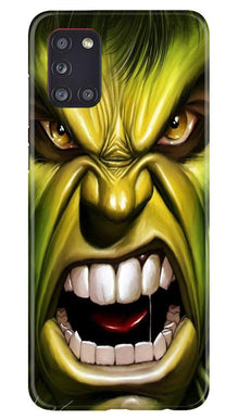 Hulk Superhero Mobile Back Case for Samsung Galaxy A31  (Design - 121)