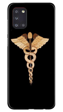 Doctor Logo Mobile Back Case for Samsung Galaxy A31  (Design - 134)