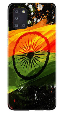 Indian Flag Mobile Back Case for Samsung Galaxy A31  (Design - 137)