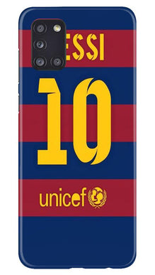 Messi Mobile Back Case for Samsung Galaxy A31  (Design - 172)