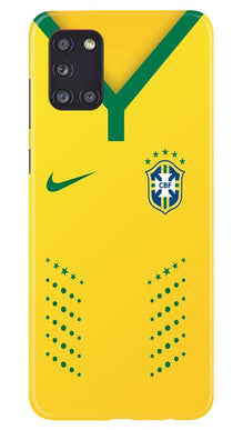 Brazil Mobile Back Case for Samsung Galaxy A31  (Design - 176)