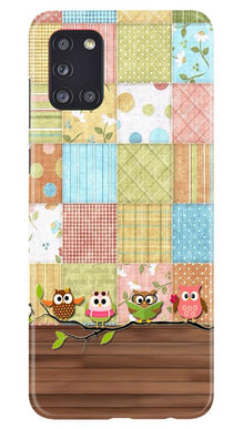 Owls Mobile Back Case for Samsung Galaxy A31 (Design - 202)