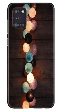 Party Lights Mobile Back Case for Samsung Galaxy A31 (Design - 209)
