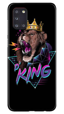 Lion King Mobile Back Case for Samsung Galaxy A31 (Design - 219)
