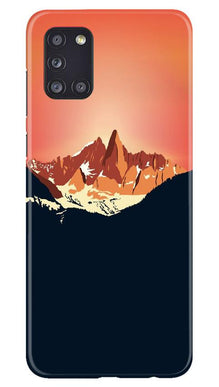 Mountains Mobile Back Case for Samsung Galaxy A31 (Design - 227)
