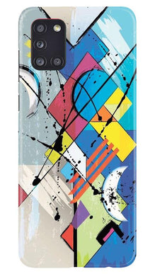 Modern Art Mobile Back Case for Samsung Galaxy A31 (Design - 235)