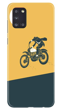 Bike Lovers Mobile Back Case for Samsung Galaxy A31 (Design - 256)