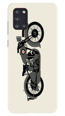 MotorCycle Mobile Back Case for Samsung Galaxy A31 (Design - 259)