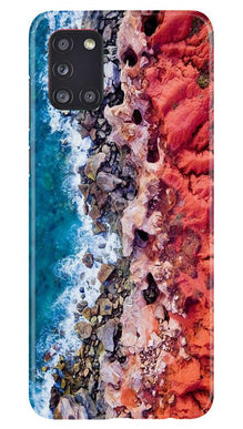 Sea Shore Mobile Back Case for Samsung Galaxy A31 (Design - 273)