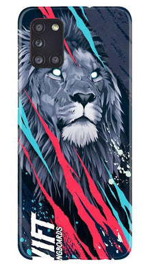 Lion Mobile Back Case for Samsung Galaxy A31 (Design - 278)