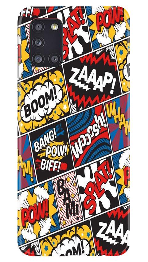 Boom Mobile Back Case for Samsung Galaxy A31 (Design - 302)