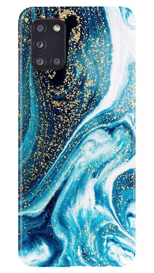 Marble Texture Mobile Back Case for Samsung Galaxy A31 (Design - 308)