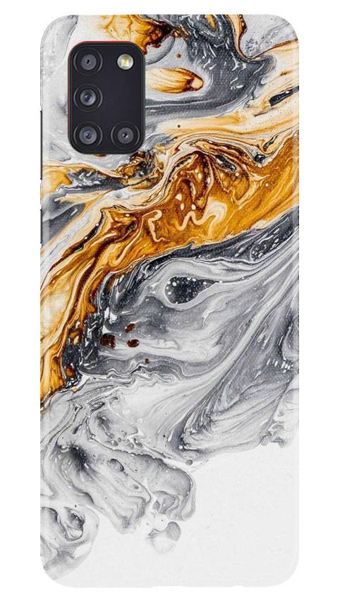 Marble Texture Mobile Back Case for Samsung Galaxy A31 (Design - 310)