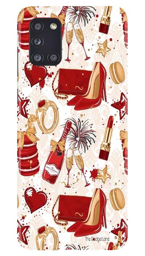 Girlish Mobile Back Case for Samsung Galaxy A31 (Design - 312)