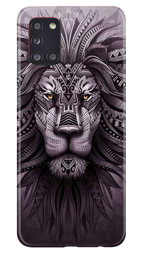 Lion Mobile Back Case for Samsung Galaxy A31 (Design - 315)