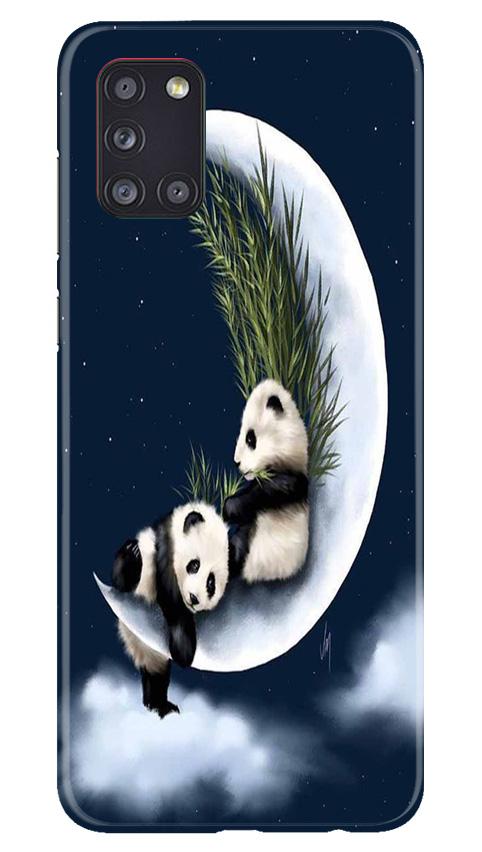 Panda Moon Mobile Back Case for Samsung Galaxy A31 (Design - 318)