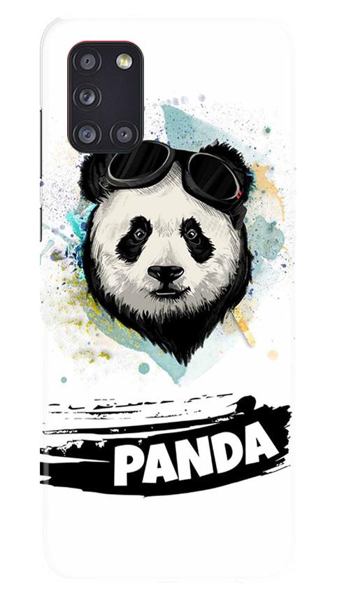 Panda Mobile Back Case for Samsung Galaxy A31 (Design - 319)