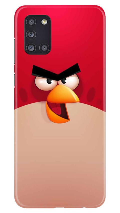 Angry Bird Red Mobile Back Case for Samsung Galaxy A31 (Design - 325)