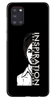 Bhagat Singh Mobile Back Case for Samsung Galaxy A31 (Design - 329)