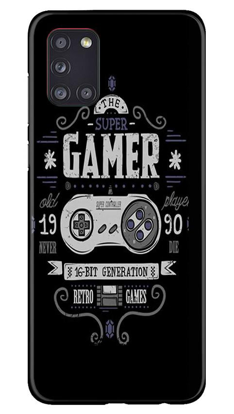 Gamer Mobile Back Case for Samsung Galaxy A31 (Design - 330)