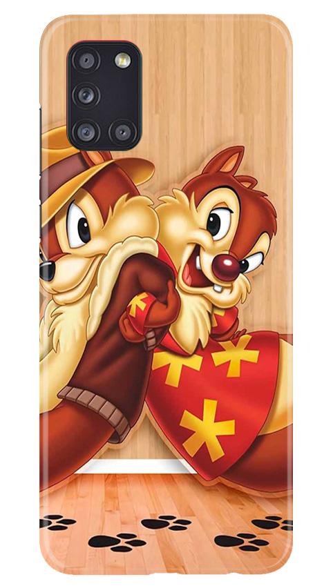 Chip n Dale Mobile Back Case for Samsung Galaxy A31 (Design - 335)