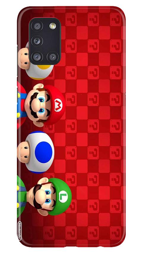 Mario Mobile Back Case for Samsung Galaxy A31 (Design - 337)