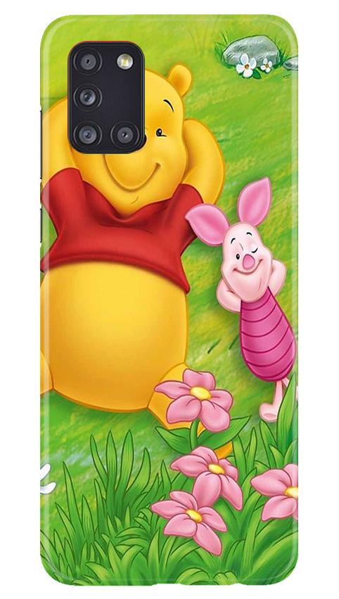 Winnie The Pooh Mobile Back Case for Samsung Galaxy A31 (Design - 348)