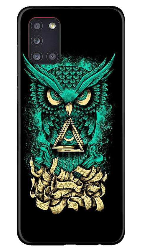 Owl Mobile Back Case for Samsung Galaxy A31 (Design - 358)