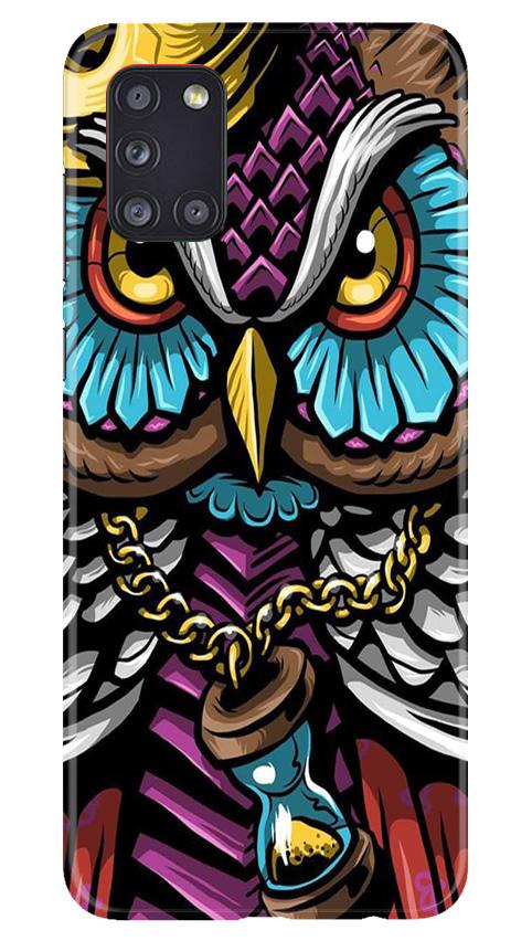 Owl Mobile Back Case for Samsung Galaxy A31 (Design - 359)