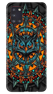 Owl Mobile Back Case for Samsung Galaxy A31 (Design - 360)