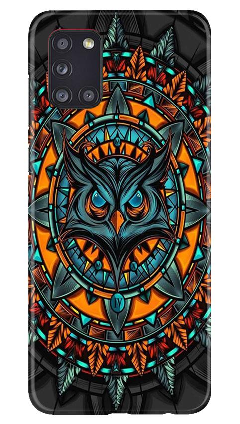 Owl Mobile Back Case for Samsung Galaxy A31 (Design - 360)