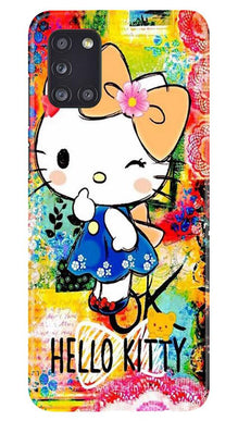 Hello Kitty Mobile Back Case for Samsung Galaxy A31 (Design - 362)