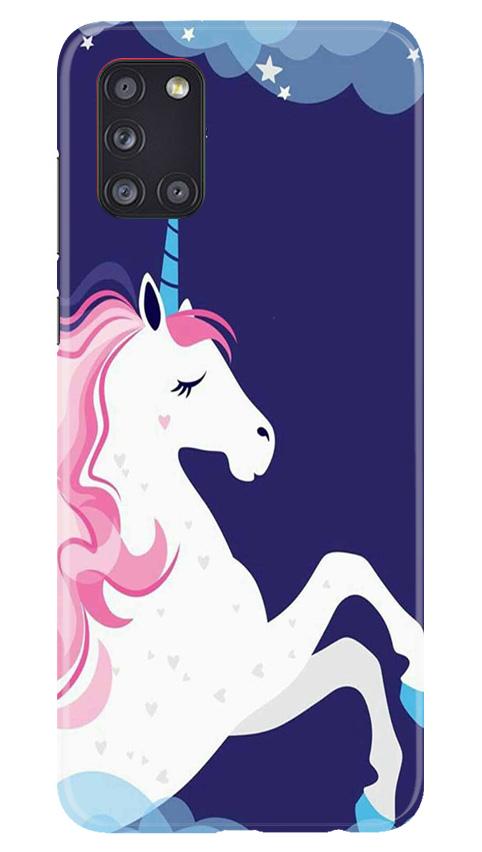 Unicorn Mobile Back Case for Samsung Galaxy A31 (Design - 365)